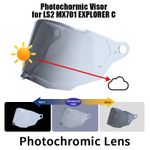 Photochromic Visor Lens For LS2 MX701 EXPLORER C Motorcycle Helmet Face Shield