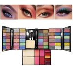 All in One 47 Colours Makeup Set with Applicators Mirror Makeup Palette Kit Gift