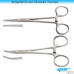 5" CURVED FORCEPS GAME SEA COARSE FISHING S-STEEL DISGORGER UNHOOKING PLIERS