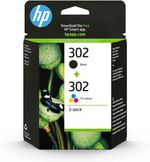 HP 302 Original Ink cartridges Black and Tri-Colour Multipack F6U66AE - MAR/2027