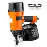 Uimoso CN83N Coil Siding Nailer 2" to 3-1/4" 15 Degree Pneumatic Nail Gun