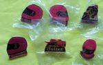 6x DAVY MORGAN #71 Isle of Man TT Motorcycle racer badges pins lapels RIP