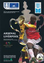 FA CUP FINAL PROGRAMME 2001 Liverpool v Arsenal 1st ever FA Cup Final at Cardiff