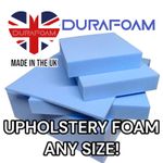 HIGH-DENSITY UPHOLSTERY FOAM SHEET- CUT TO ANY SIZE- FOR CUSHIONS, SOFAS, & BEDS