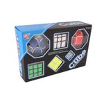 Set of 6 Magic Cubes 3D Puzzle Brain Teaser Toy Anti-Stress Fidget for Kids