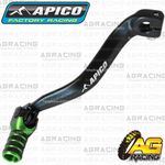 Apico Black Green Gear Pedal Lever Shifter For Kawasaki KX 85 2001-2023 Motocros