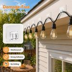 Outdoor Hanging Light Clips String Lights Clips with Self Adhesive Hooks 5-50 Uk