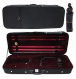 Oblong Viola Case 4/4 Full Size Viola Case with Straps & Music Sheet Bag 