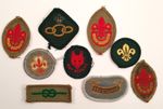 9 x Boy Scouts Various badges Patches. Awards Rank Etc. Vintage Badges