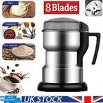 400W Electric Coffee Grinder Grinding Milling Bean Nut Spice Matte Blade Blender