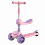 Children can sit or ride on scooters for 1-8 years Baby three-in-one Sliding