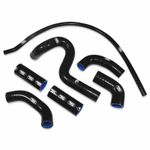 BLACK Samco Silicon Rad Hoses fit Ducati 749 S 2003-2007
