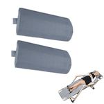2X Grey Lounger Pillow Neck Support Cushion Chair Support Headrest Pillow Bounce