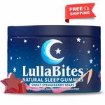LullaBites Gummies For Sleep & Calmness Star Shaped Strawberry Flavor 60 Gummies