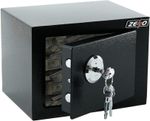 4.6L SOLID STEEL SAFE HEAVY DUTY FIREPROOF HOME OFFICE MONEY CASH VALUABLES BOX