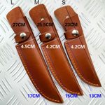 UK STOCK 1PCS Leather Belt Straight Knife Sheath Pouch Cover for Fixed Blade