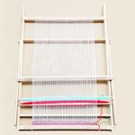 Adjustable Weaving Frame Solid Wood Blanket Scarf Loom Sewing Machine HOT
