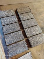 BLACK PALM / PALMWOOD knife scales / tool handle block / 150x75x22mm 