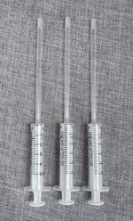 3 x Pack of Home Insemination AI Kit smooth  Rod &  5ml Syringe, pregnancy aid