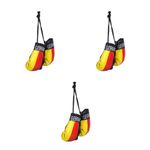 PVC Mini Boxing Gloves Pendant Reusable Decoration for Party and Car