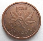 1984 CANADA 1 CENT