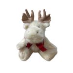 Boyds Bears - J.B. Bean & Associates - Cream Moose w/ Red Bow