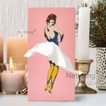 Flying Skirt Tissue Box-Classy Girl Charming NEW
