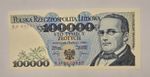 Poland banknote 100000 zlotych 1990  100.000 zl UNC Uncirculated 