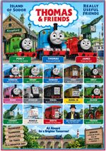 Thomas & Friends Children’s Poster A4 350gsm Print