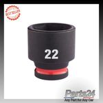 22mm 3/8 Impact Socket Std-1pc New 4932480279 Milwaukee Genuine Quality Product