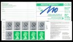 GB 1986 FP3b £1.50p Booklet. No, Hand Writing. Right Cyls B14B8 Average Perfs
