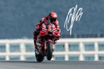 A3 A4 Framed Photo Signed Francesco "Pecco" Bagnaia Motorcycle Racing Legend