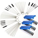 Carburetor Cleaning Kit Carb Dirt Jet Cleaner Tools 20 Needle 13 Wires Brush