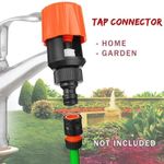 Adjustable  Kitchen Mixer Tap Hose Connector To Garden Hose Pipe Adapter UK
