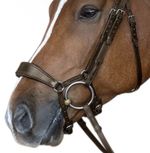 Fairfax Brown Drop Noseband, Size Standard