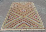 6x10 ft Turkish Kilim Rug - Vintage Runner Kilim Rugs for living room