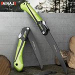 Foldable Hand Saw Portable Heavy Duty Steel Hacksaw Woodworking Outdoor Garden