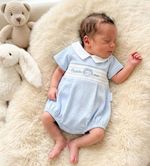 Premature Baby Girl Romper Suit Tiny Early Prem Cuddle Me BLUE