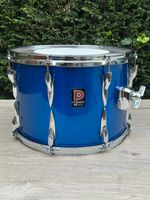 Premier Elite 14''x10” Rack tom 8-lugs Mahog shell Polychromatic Blue UK Made