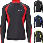 Mens Cycling Jersey Long Sleeve Thermal Windproof  Italian Roubaix Jacket Biking