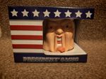 Donald J Trump president Comical Funny Face Ceramic Mug 4.5" Tall