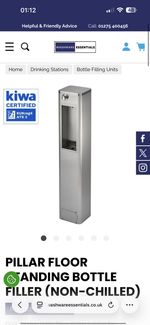 Water cooler Dispenser Freestanding / Mains Water Fed