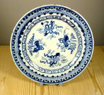Antique Chinese Porcelain Kangxi Period Blue & White Plate