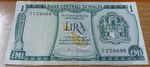 1 Pound Banknote. Malta. 1967. A17 779098. Coinagechoice.