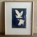 Shinichi Takahashi Toki Woodblock Print Ibis Author Signed Numbered 26.5.27-2
