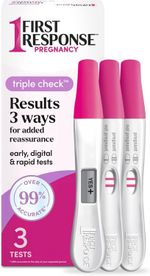 First Response Triple Check Pregnancy 3 Tests