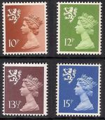 Scotland 1980 S30 10p Centre Band S33 12p S34 13 1/2p S35 15p Set MNH