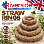 Straw Rings Wreath Base 10" 12" 14" 16"20" Wreath Making Christmas Decorations