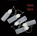 Plastic Bottles Fine Needle Tip with Lid Glue 5 X Applicator Paper Quilling 10ml
