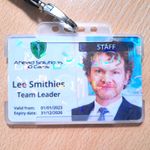 Holographic Staff ID Badge Photo Logo Hologram Plastic Employee Identity Cards